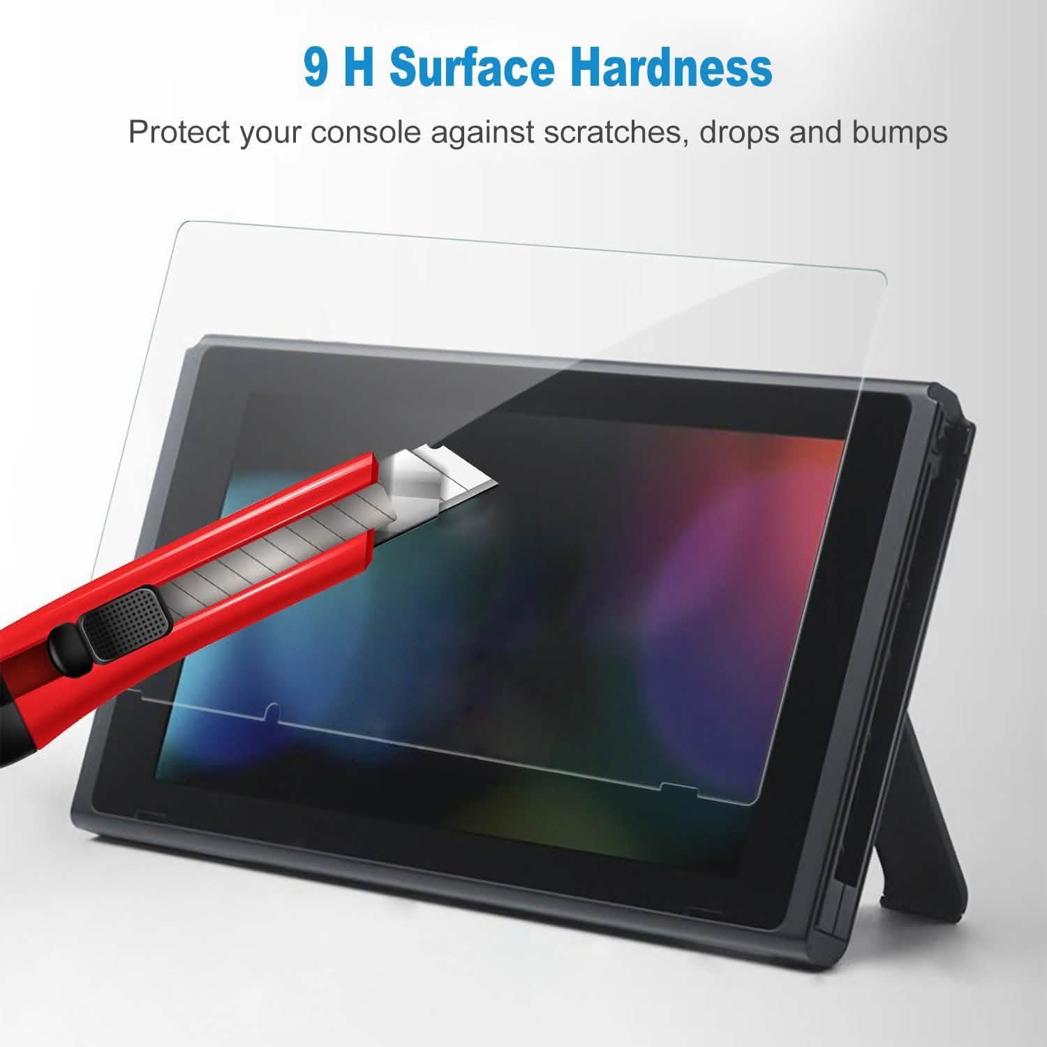 2-Pack: Tempered Glass Screen Protector for Nintendo Switch Video Games & Consoles - Tophatter Daily Deals