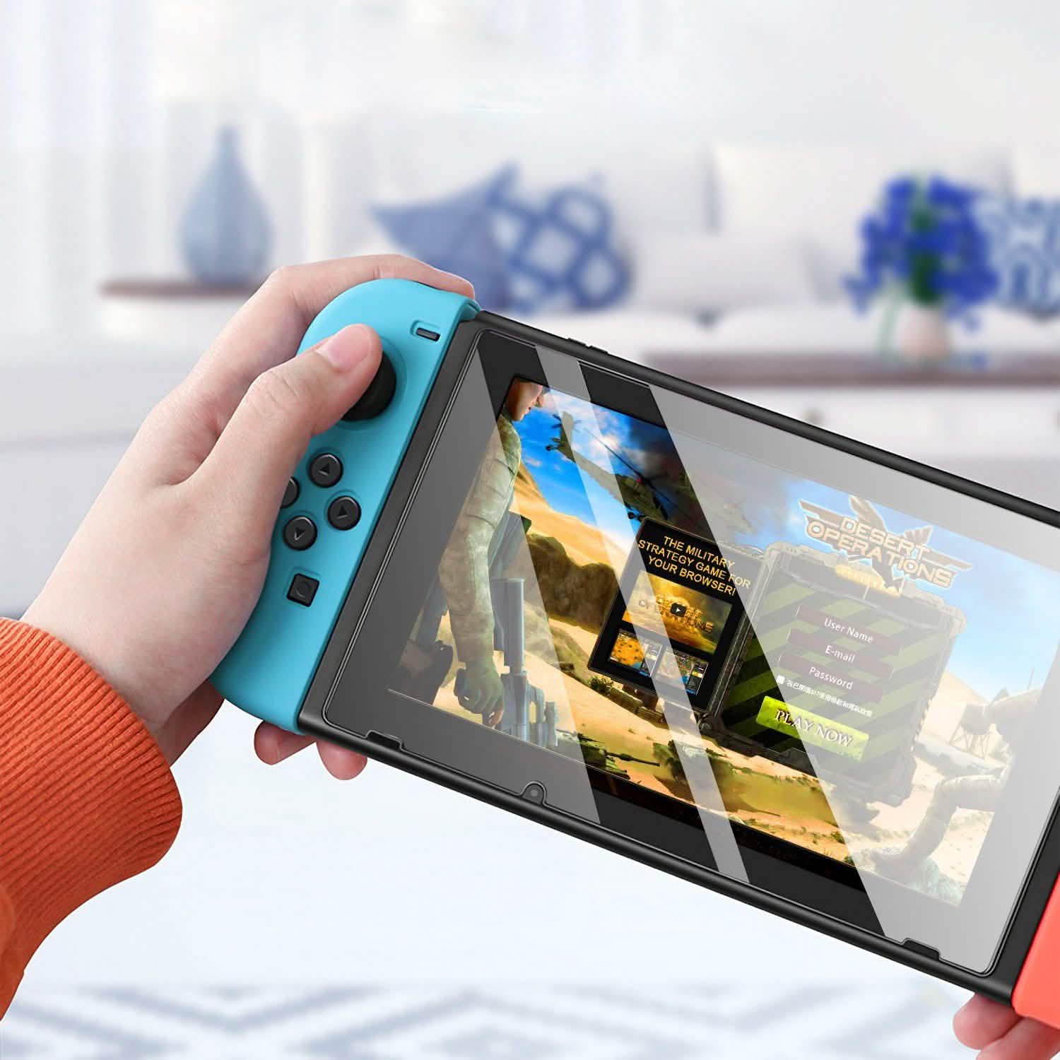 2-Pack: Tempered Glass Screen Protector for Nintendo Switch Video Games & Consoles - Tophatter Daily Deals