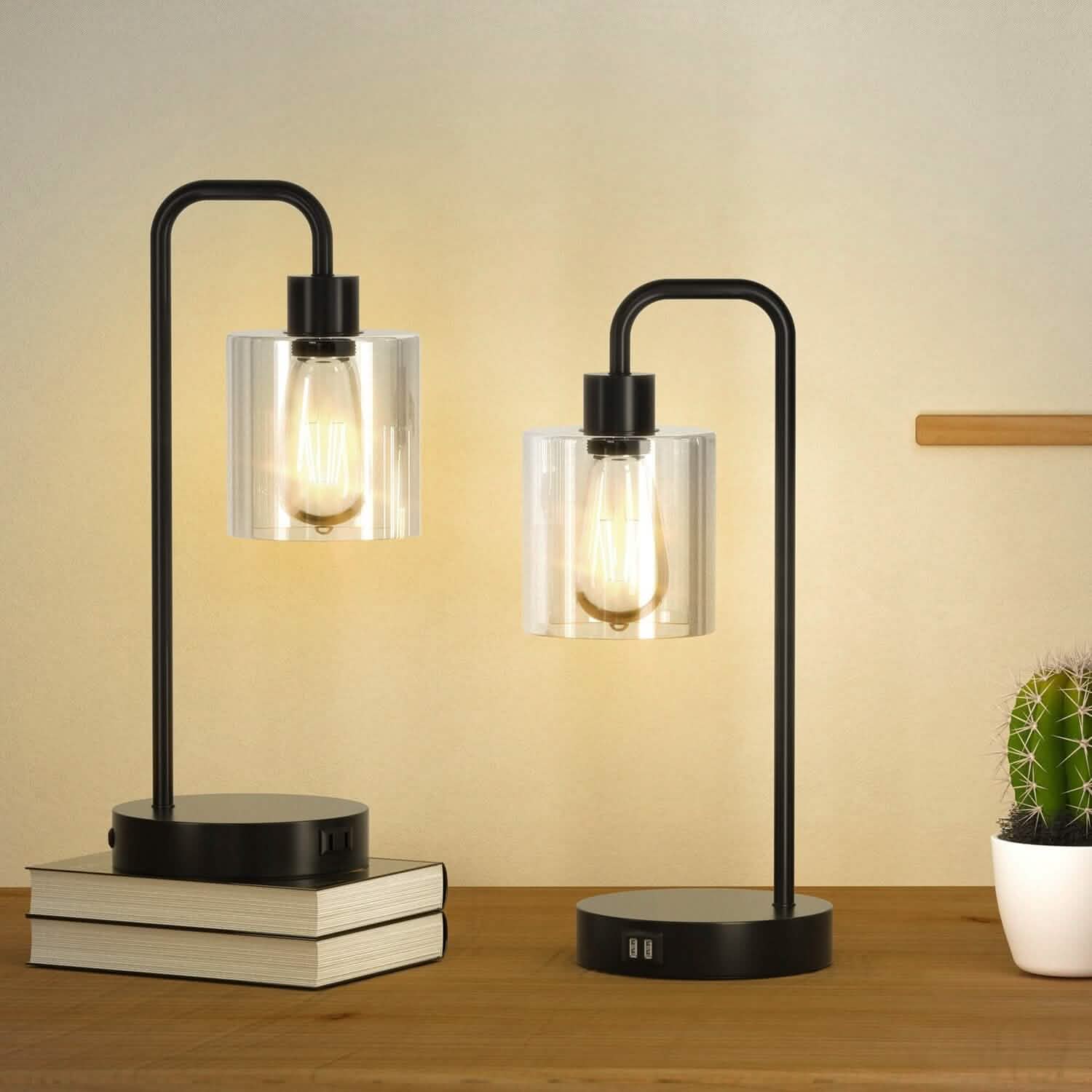 2-Pack: Touch Control Table Lamp Indoor Lighting - Tophatter Daily Deals