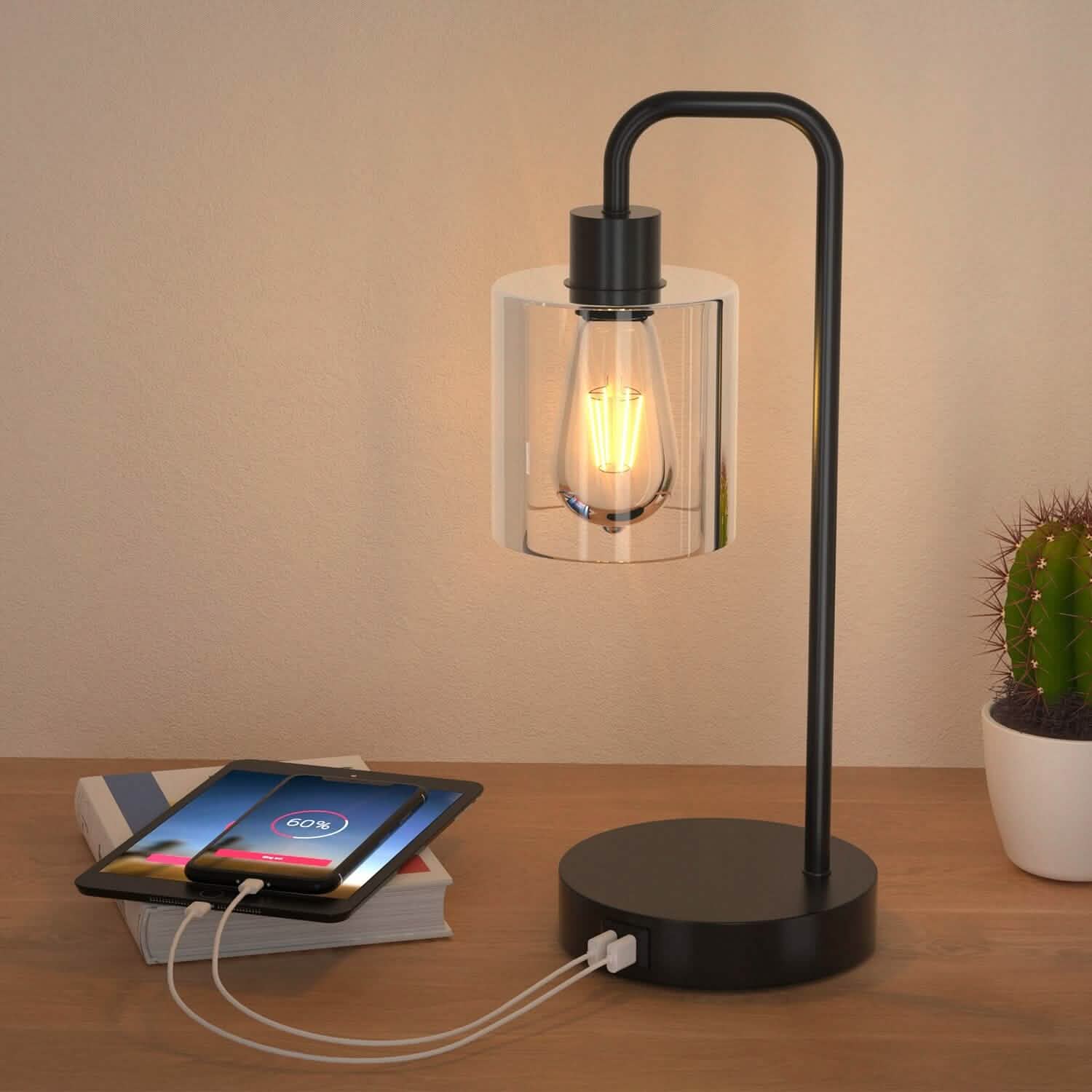 2-Pack: Touch Control Table Lamp Indoor Lighting - Tophatter Daily Deals