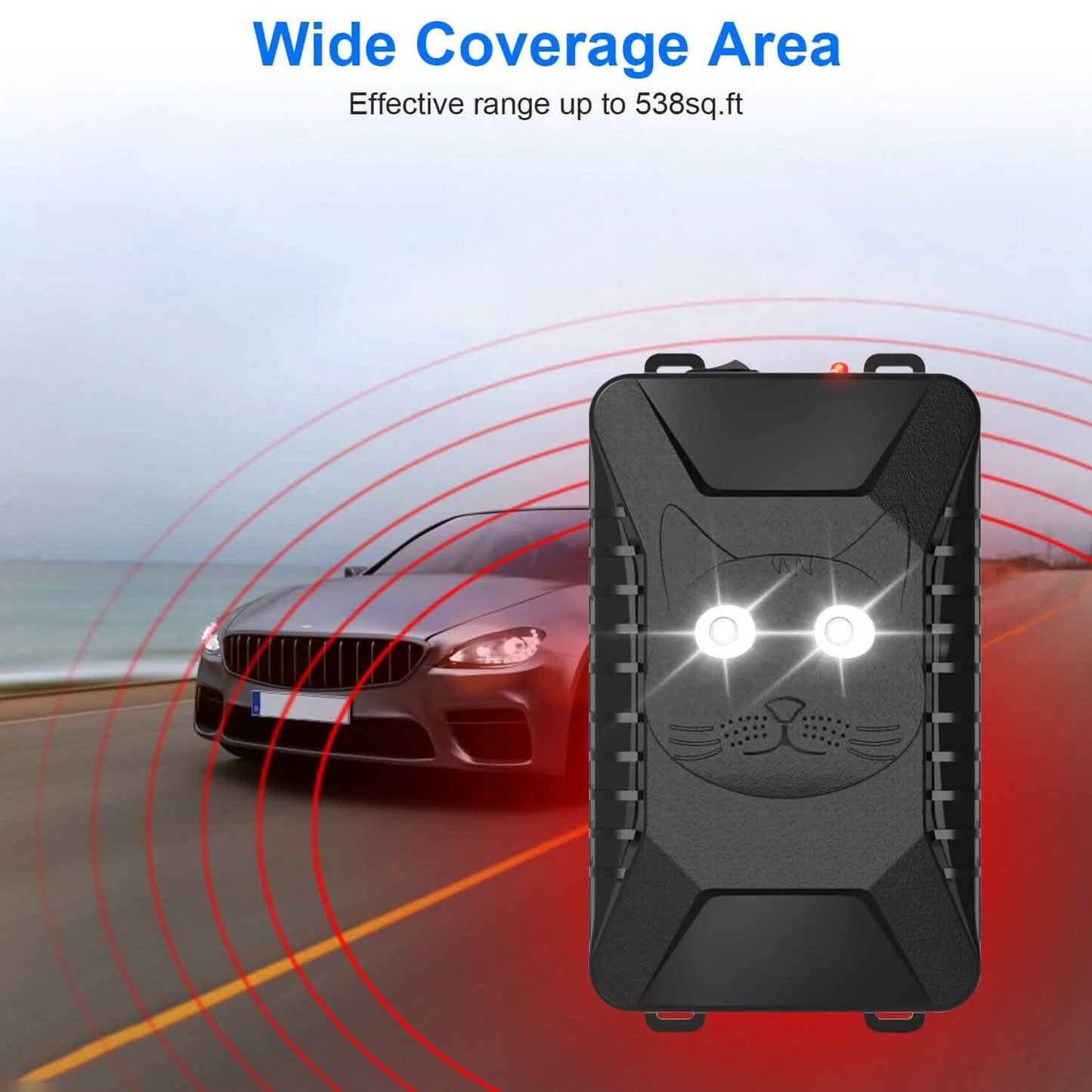 2-Pack: Under Hood Ultrasonic Repellent with 3 Power Supplies Automotive - Tophatter Daily Deals