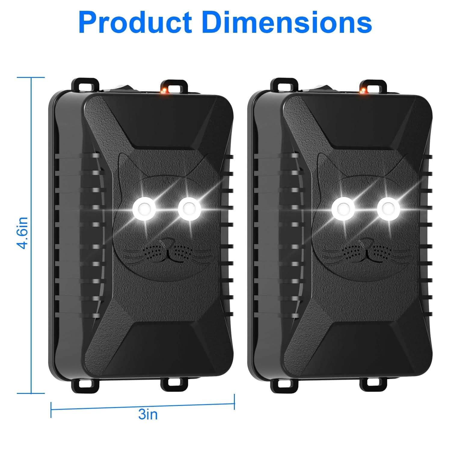 2-Pack: Under Hood Ultrasonic Repellent with 3 Power Supplies Automotive - Tophatter Daily Deals