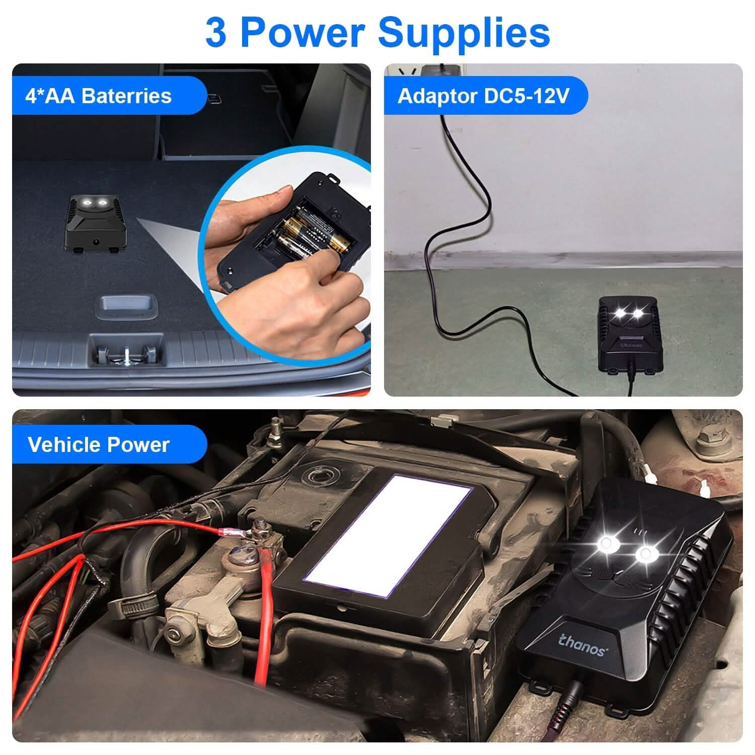 2-Pack: Under Hood Ultrasonic Repellent with 3 Power Supplies Automotive - Tophatter Daily Deals