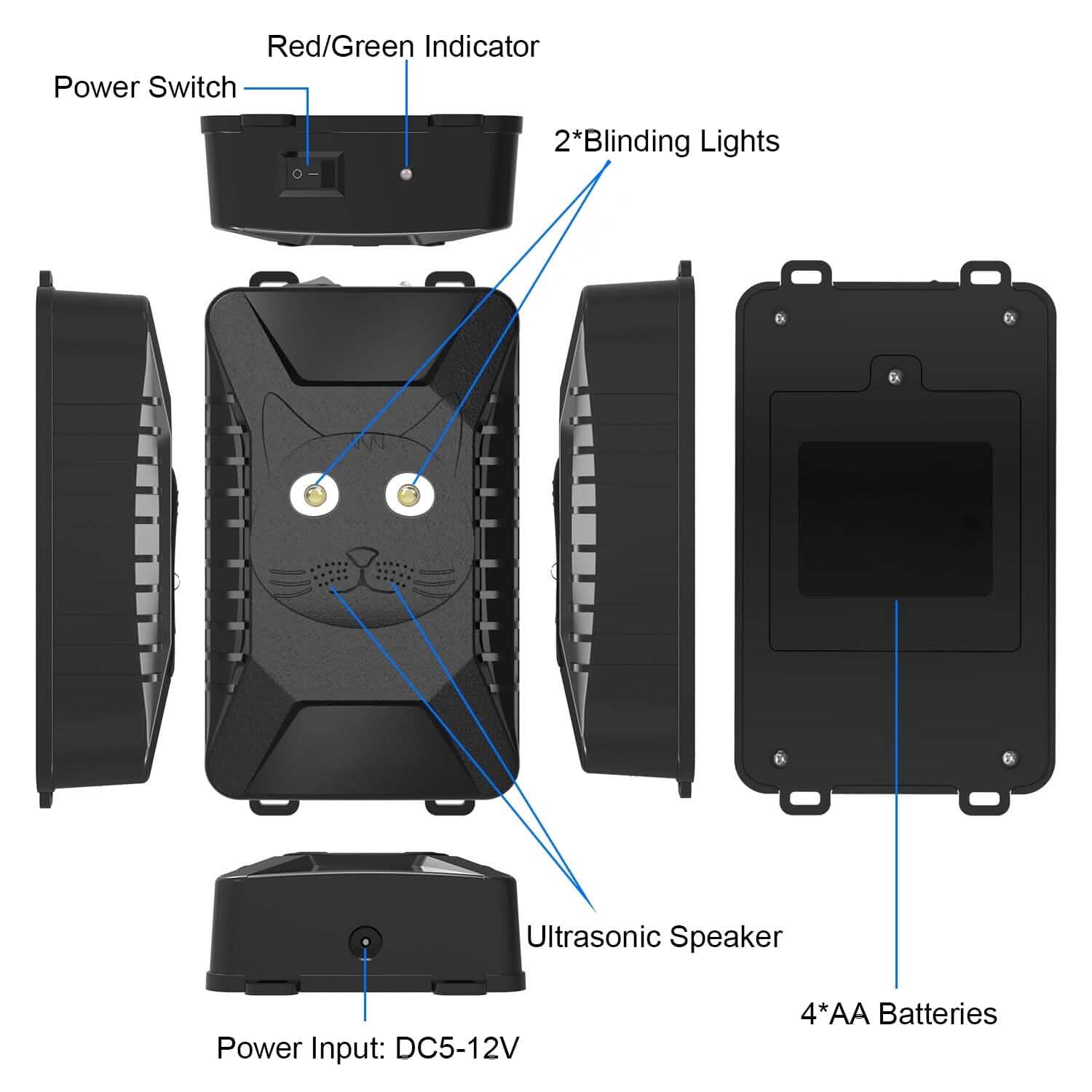 2-Pack: Under Hood Ultrasonic Repellent with 3 Power Supplies Automotive - Tophatter Daily Deals