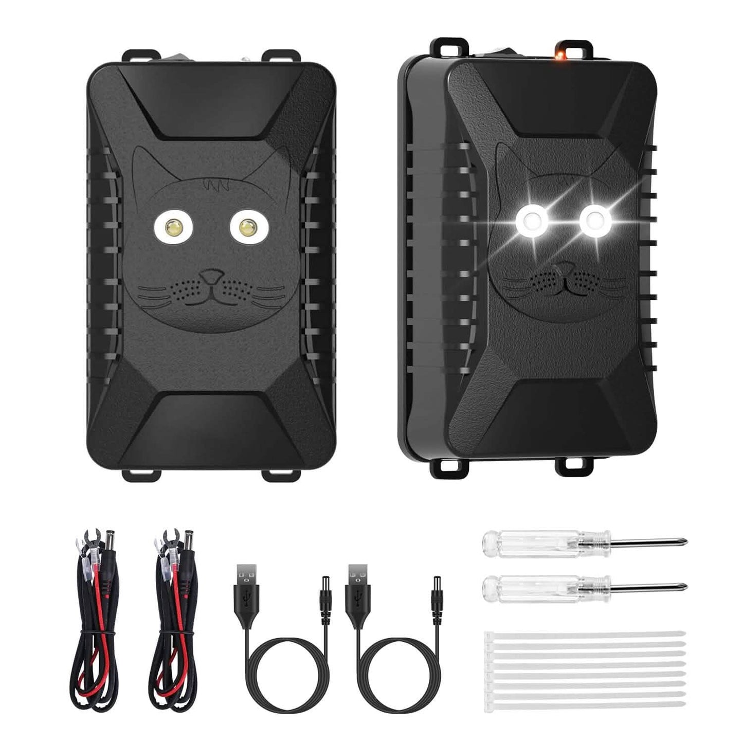 2-Pack: Under Hood Ultrasonic Repellent with 3 Power Supplies Automotive - Tophatter Daily Deals