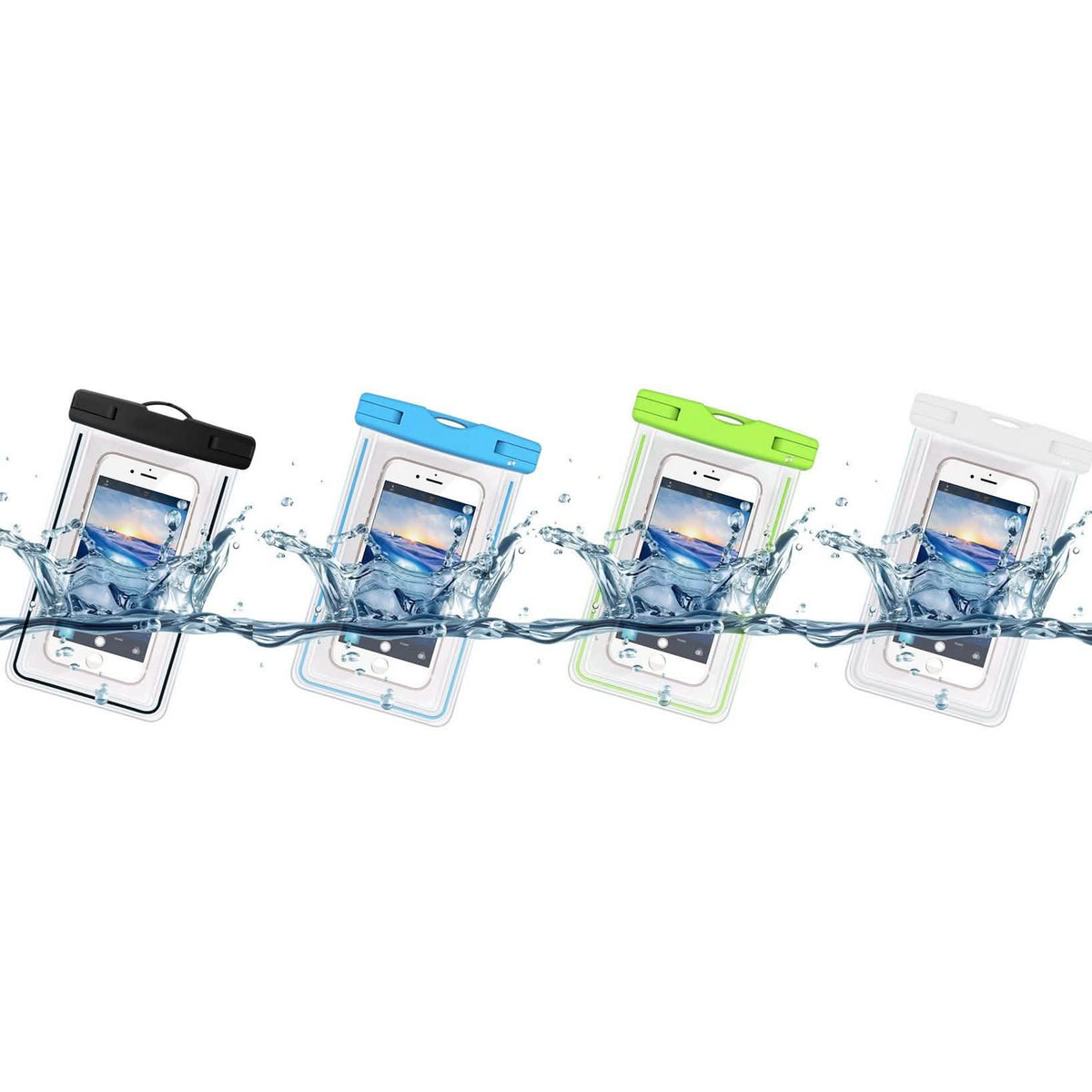 2-Pack: Universal Cell Phone Waterproof Dry Bag Case Phone Cases - Tophatter Daily Deals
