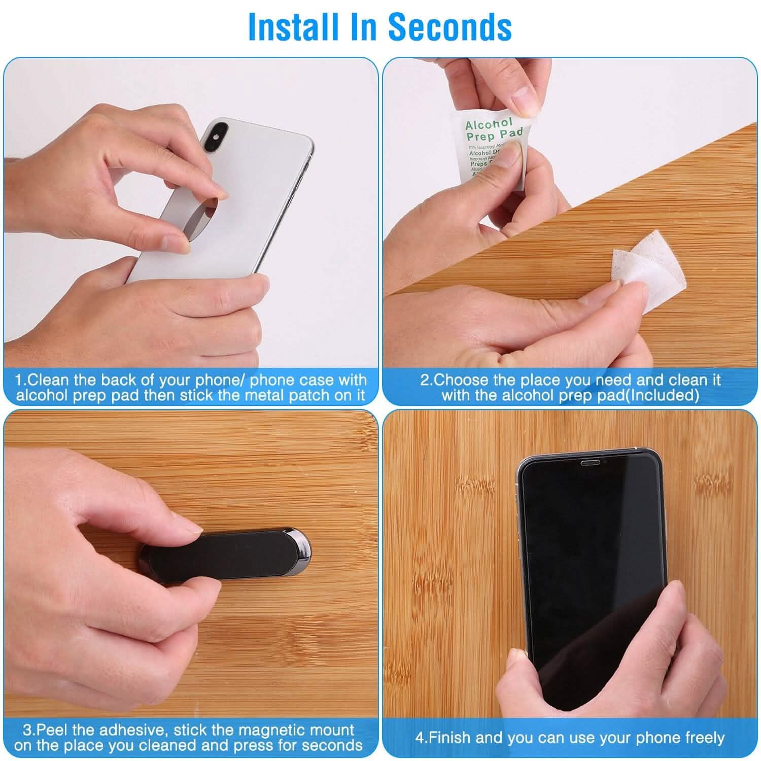 2-Pack: Universal Magnetic Car Mounts Automotive - Tophatter Daily Deals