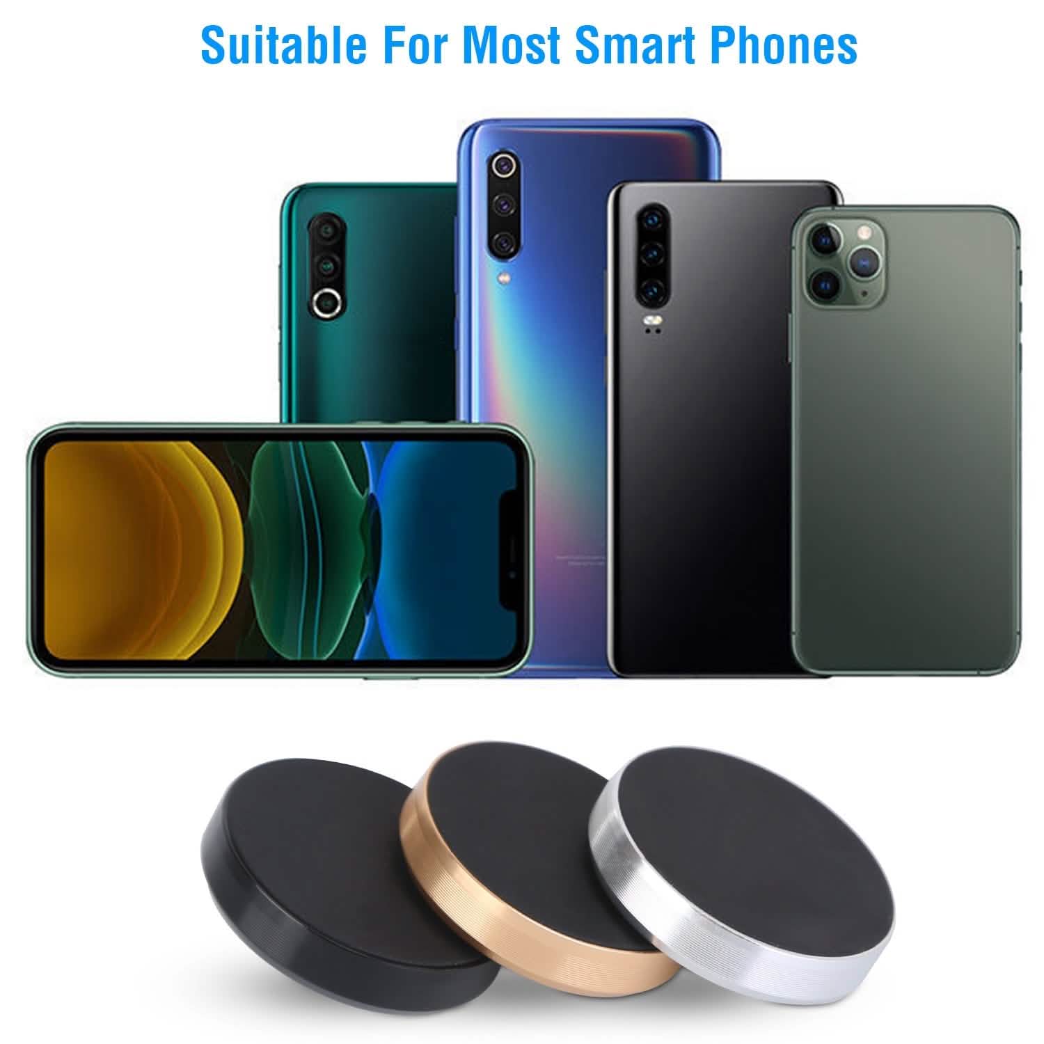 2-Pack: Universal Magnetic Car Mounts Dashboard Automotive - Tophatter Daily Deals