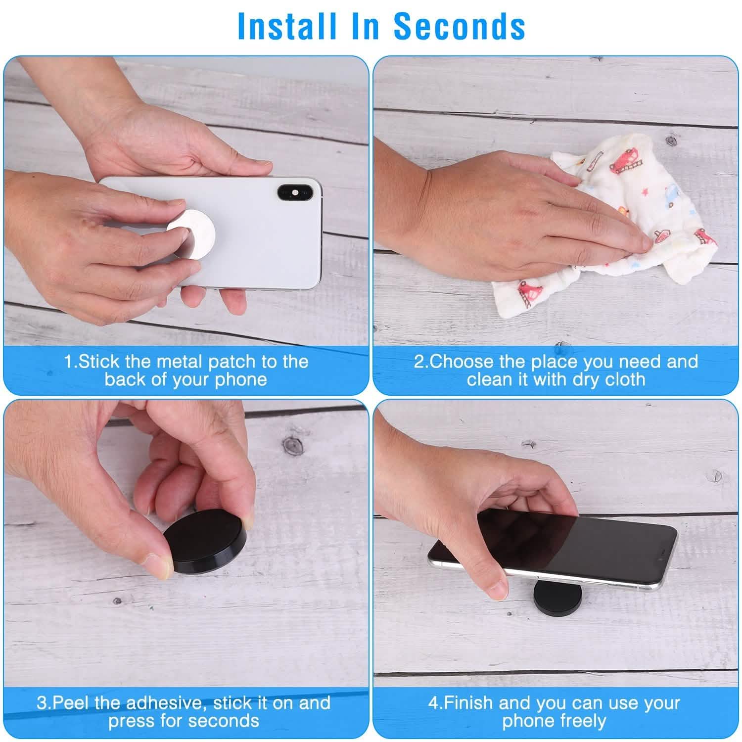 2-Pack: Universal Magnetic Car Mounts Dashboard Automotive - Tophatter Daily Deals