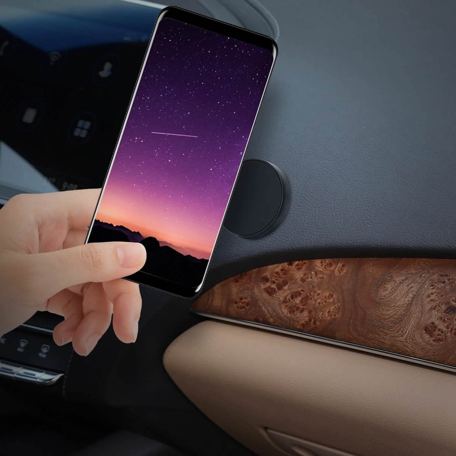 2-Pack: Universal Magnetic Car Mounts Dashboard Automotive - Tophatter Daily Deals