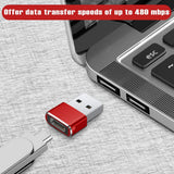 2-Pack: USB C Female to USB Male Adapter USB Adapter - Tophatter Daily Deals