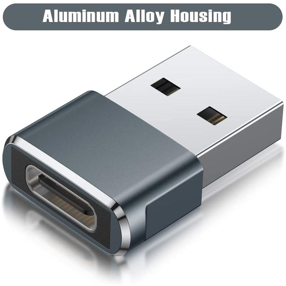 2-Pack: USB C Female to USB Male Adapter USB Adapter - Tophatter Daily Deals