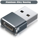 2-Pack: USB C Female to USB Male Adapter USB Adapter - Tophatter Daily Deals