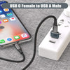 2-Pack: USB C Female to USB Male Adapter USB Adapter - Tophatter Daily Deals