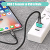 2-Pack: USB C Female to USB Male Adapter USB Adapter - Tophatter Daily Deals
