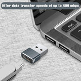 2-Pack: USB C Female to USB Male Adapter USB Adapter - Tophatter Daily Deals