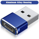 2-Pack: USB C Female to USB Male Adapter USB Adapter - Tophatter Daily Deals