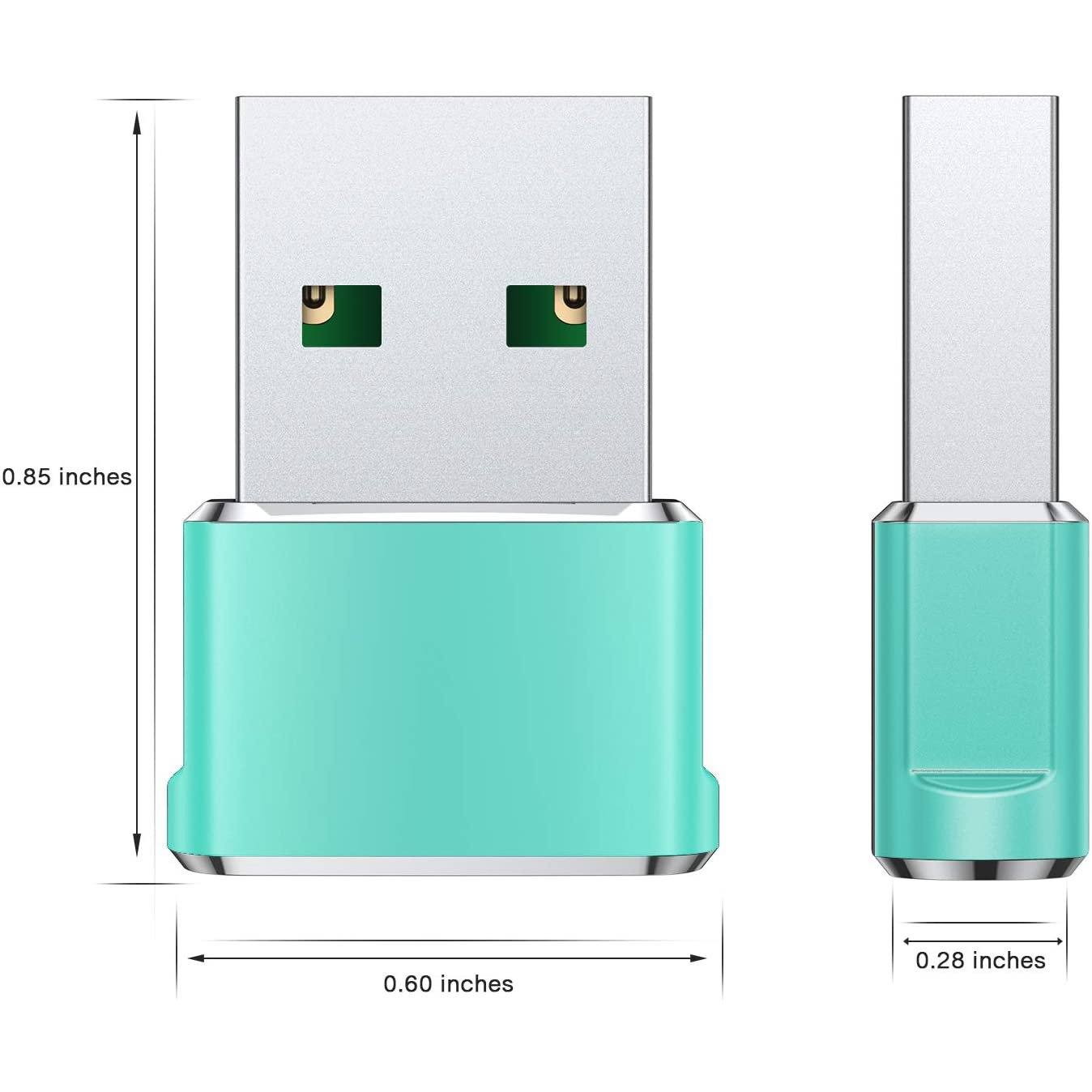 2-Pack: USB C Female to USB Male Adapter USB Adapter - Tophatter Daily Deals