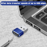 2-Pack: USB C Female to USB Male Adapter USB Adapter - Tophatter Daily Deals