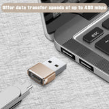 2-Pack: USB C Female to USB Male Adapter USB Adapter - Tophatter Daily Deals