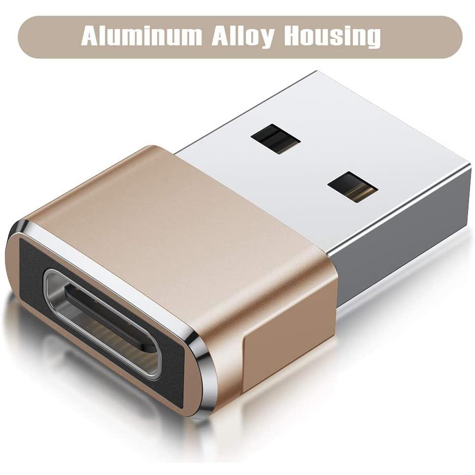 2-Pack: USB C Female to USB Male Adapter USB Adapter - Tophatter Daily Deals