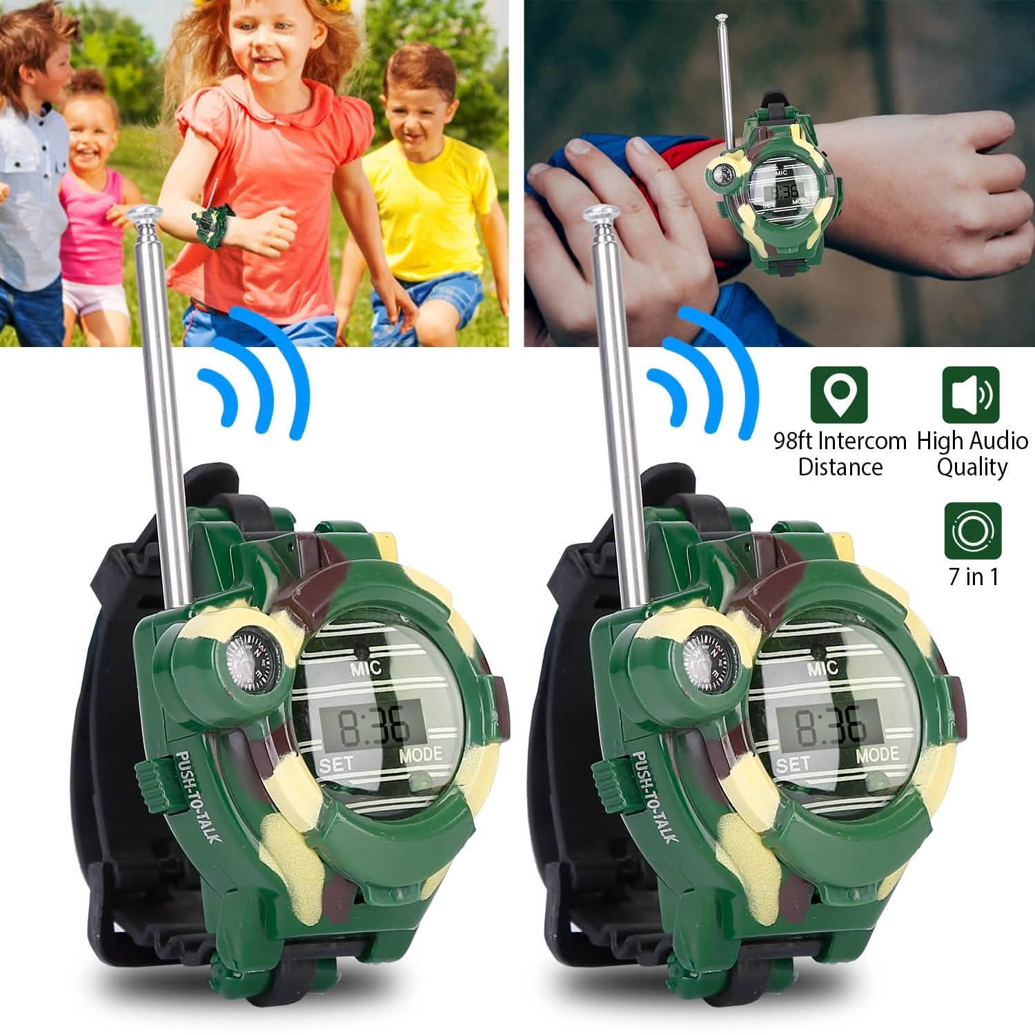 2-Pack: Walkie Talkies Watches Toy Toys & Games - Tophatter Daily Deals