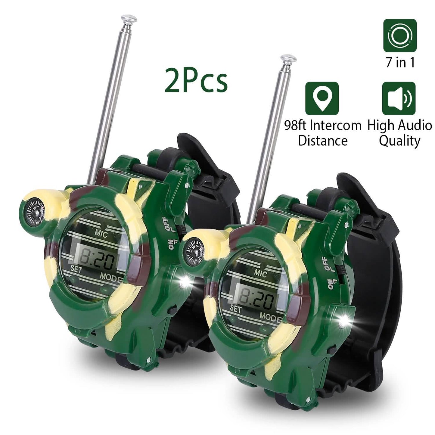 2-Pack: Walkie Talkies Watches Toy Toys & Games - Tophatter Daily Deals