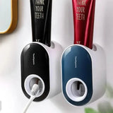 2-Pack: Wall-Mounted Automatic Toothpaste Dispenser Bath - Tophatter Daily Deals