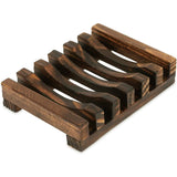 2-Pack: Wooden Soap Tray Bronze Bath - Tophatter Daily Deals