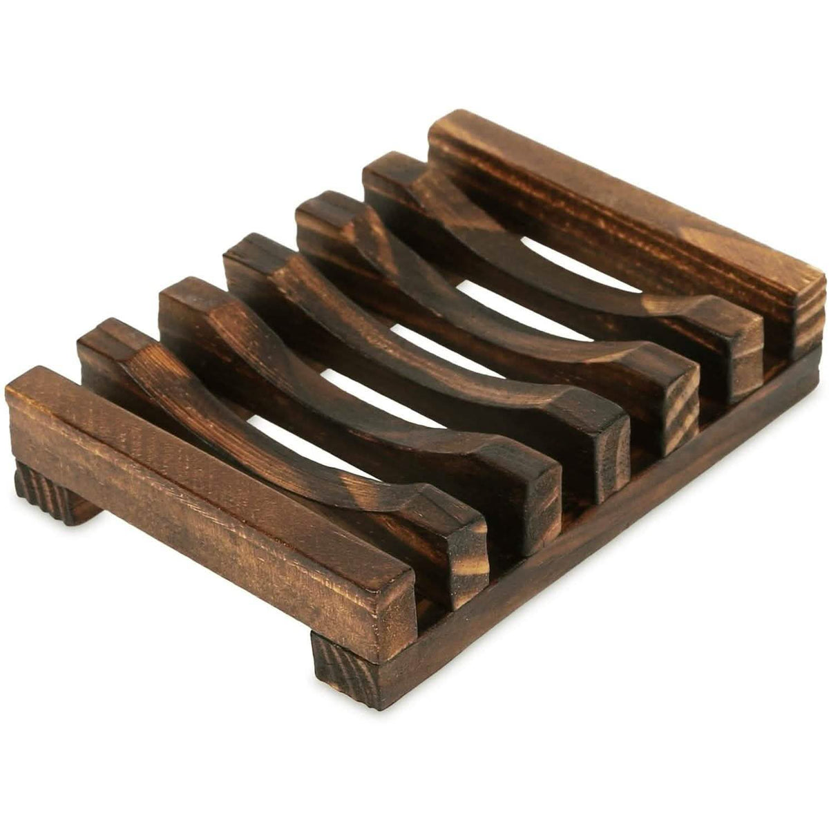 2-Pack: Wooden Soap Tray Bronze Bath - Tophatter Daily Deals
