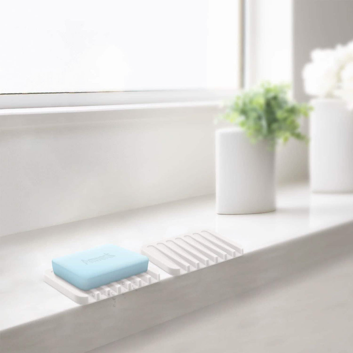 2-Pack: Wooden Soap Tray Bath - Tophatter Daily Deals