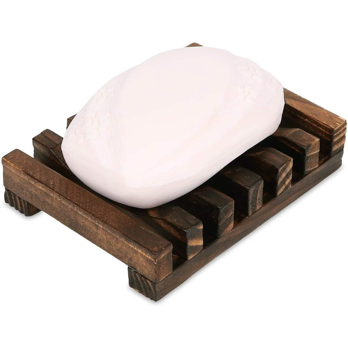 2-Pack: Wooden Soap Tray Bath - Tophatter Daily Deals