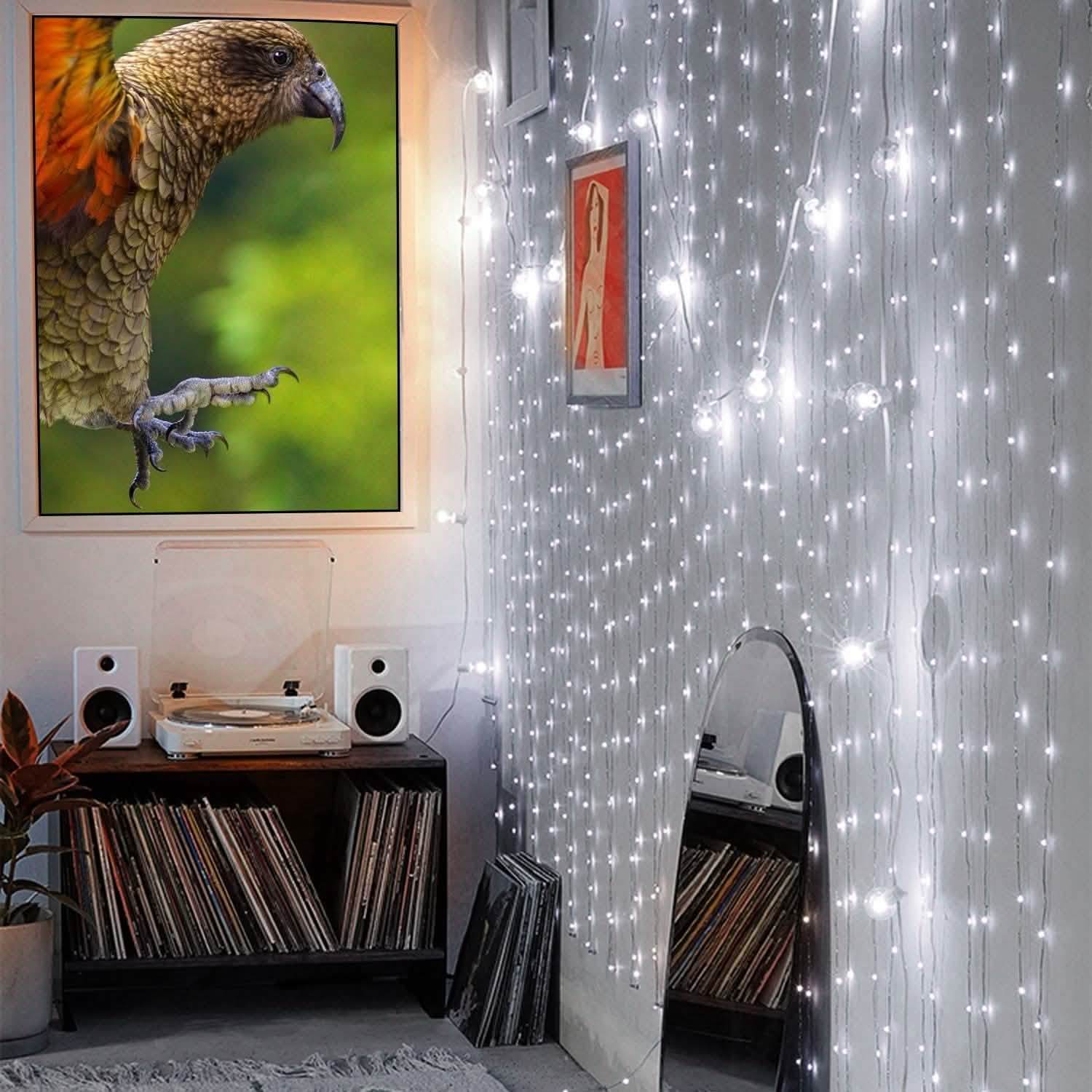 2-Piece: 100LED Beads String Lights Cool White String & Fairy Lights - Tophatter Daily Deals