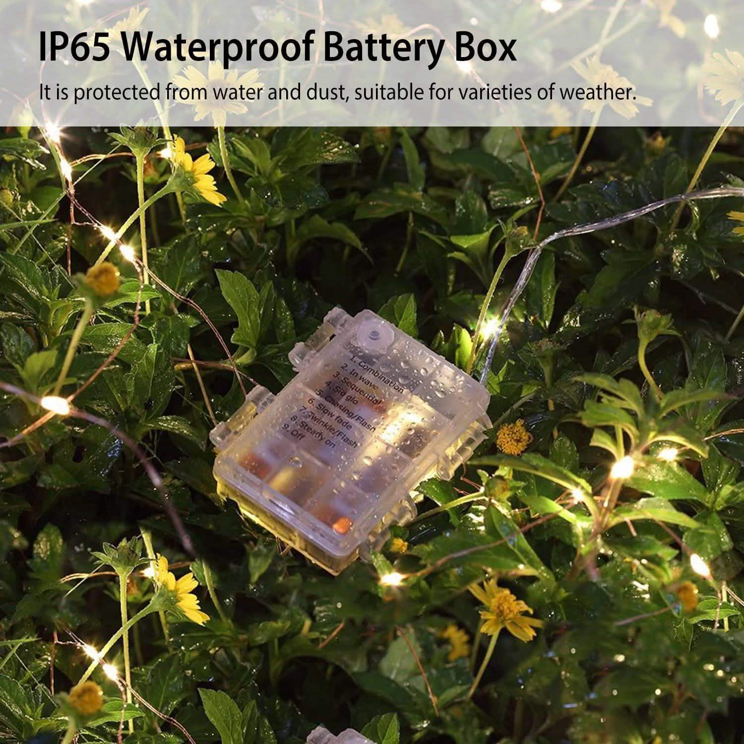 2-Piece: 100LED Beads String Lights String & Fairy Lights - Tophatter Daily Deals