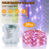 2-Piece: 100LED Beads String Lights String & Fairy Lights - Tophatter Daily Deals