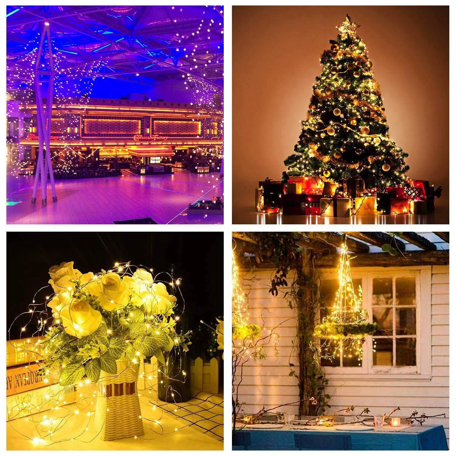 2-Piece: 100LED Beads String Lights String & Fairy Lights - Tophatter Daily Deals