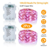2-Piece: 100LED Beads String Lights String & Fairy Lights - Tophatter Daily Deals
