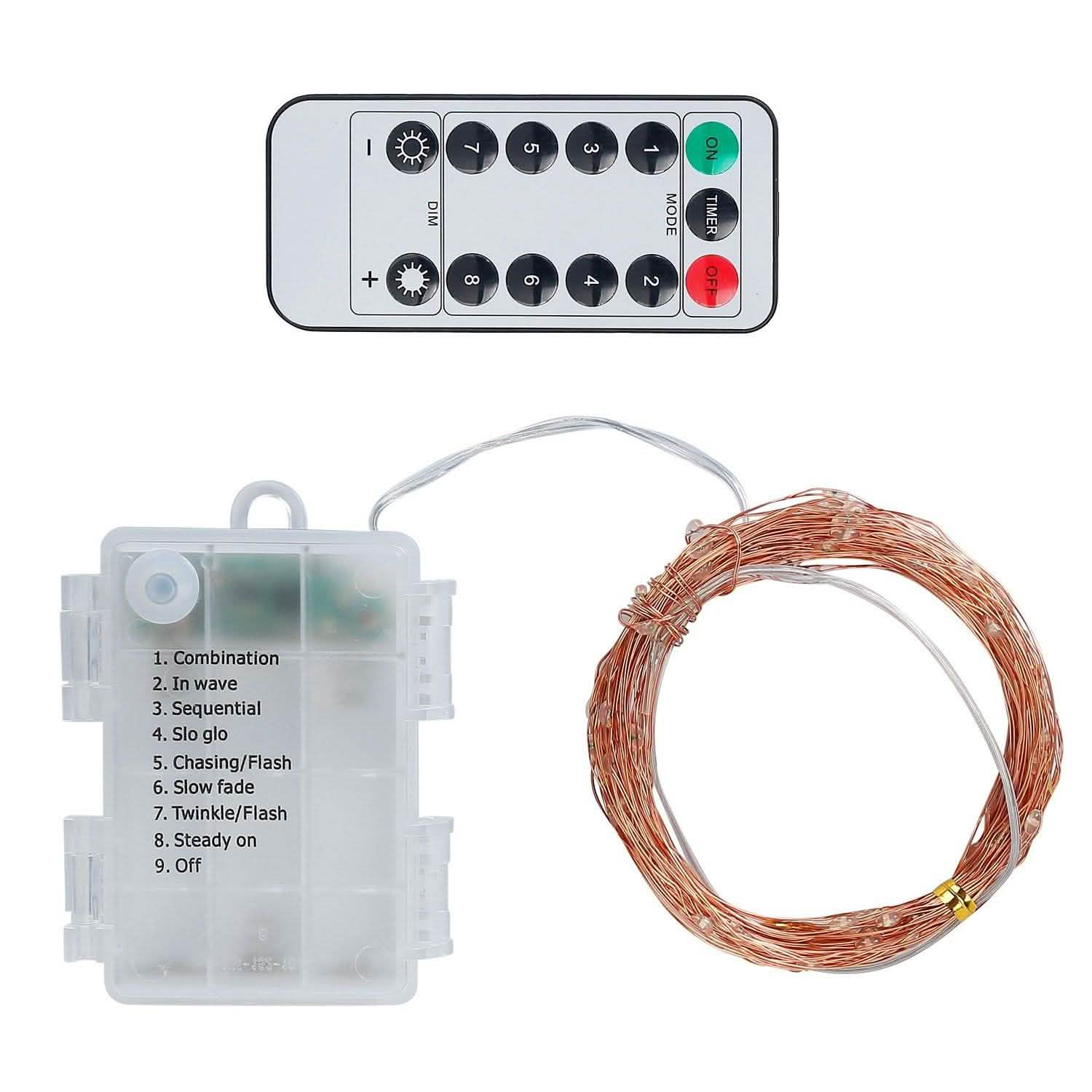 2-Piece: 100LED Beads String Lights String & Fairy Lights - Tophatter Daily Deals