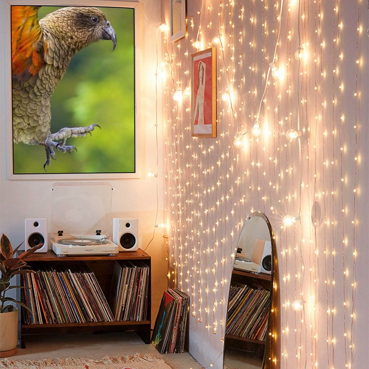 2-Piece: 100LED Beads String Lights Warm White String & Fairy Lights - Tophatter Daily Deals