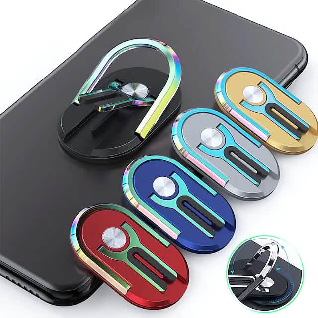2-Piece: 2-in-1 Universal Multipurpose Mobile Phone Bracket Holder Phone Mounts & Holders - Tophatter Daily Deals