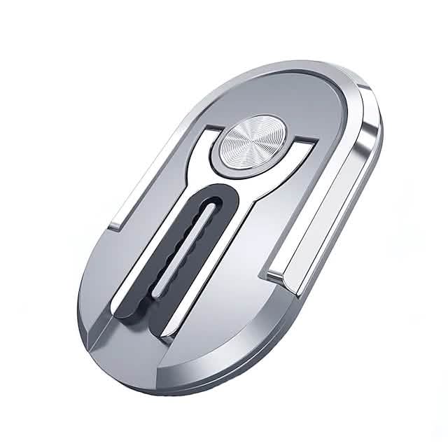 2-Piece: 2-in-1 Universal Multipurpose Mobile Phone Bracket Holder Silver Phone Mounts & Holders - Tophatter Daily Deals