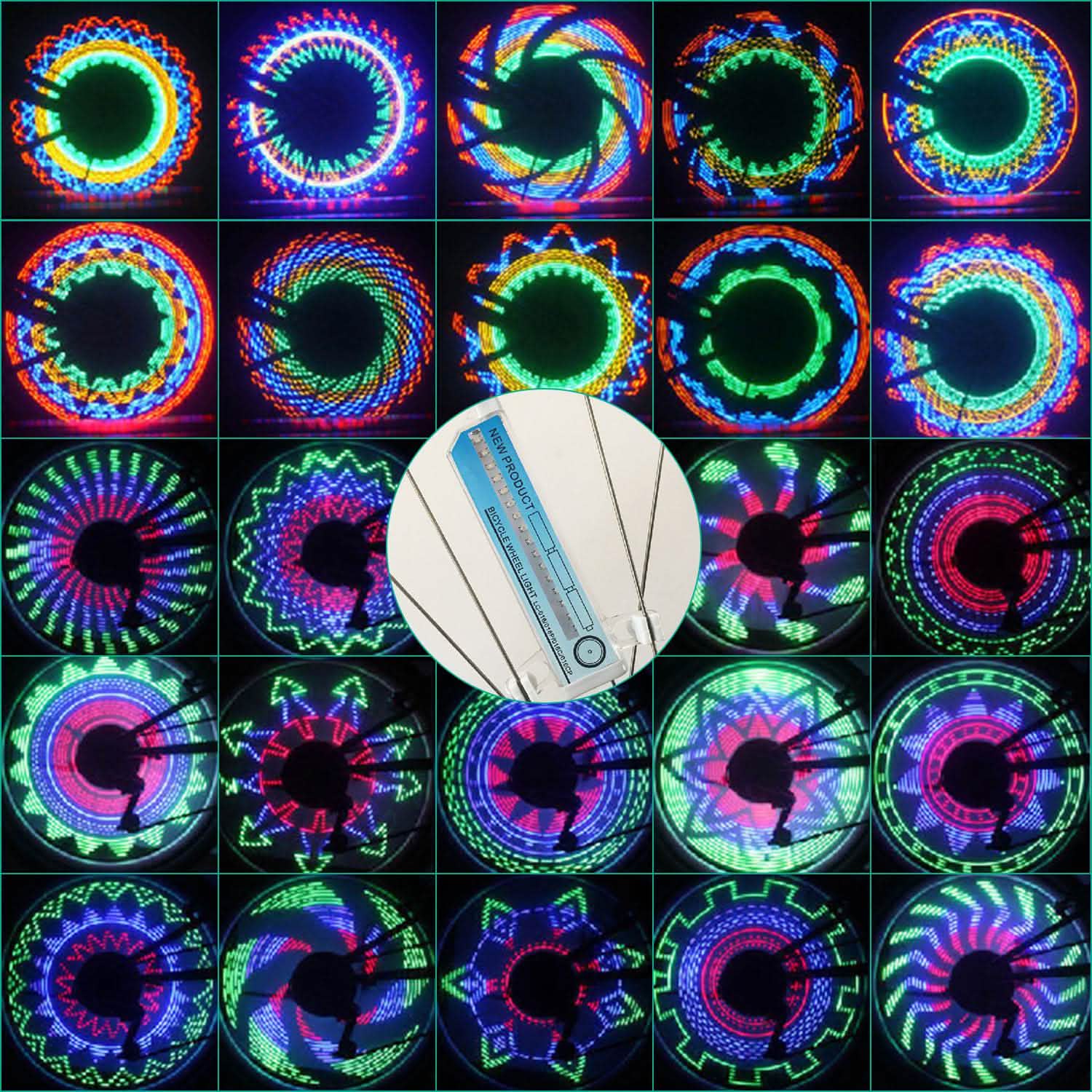 2-Piece: 32 LEDs Pattern Cycling Lights Outdoor Recreation - Tophatter Daily Deals