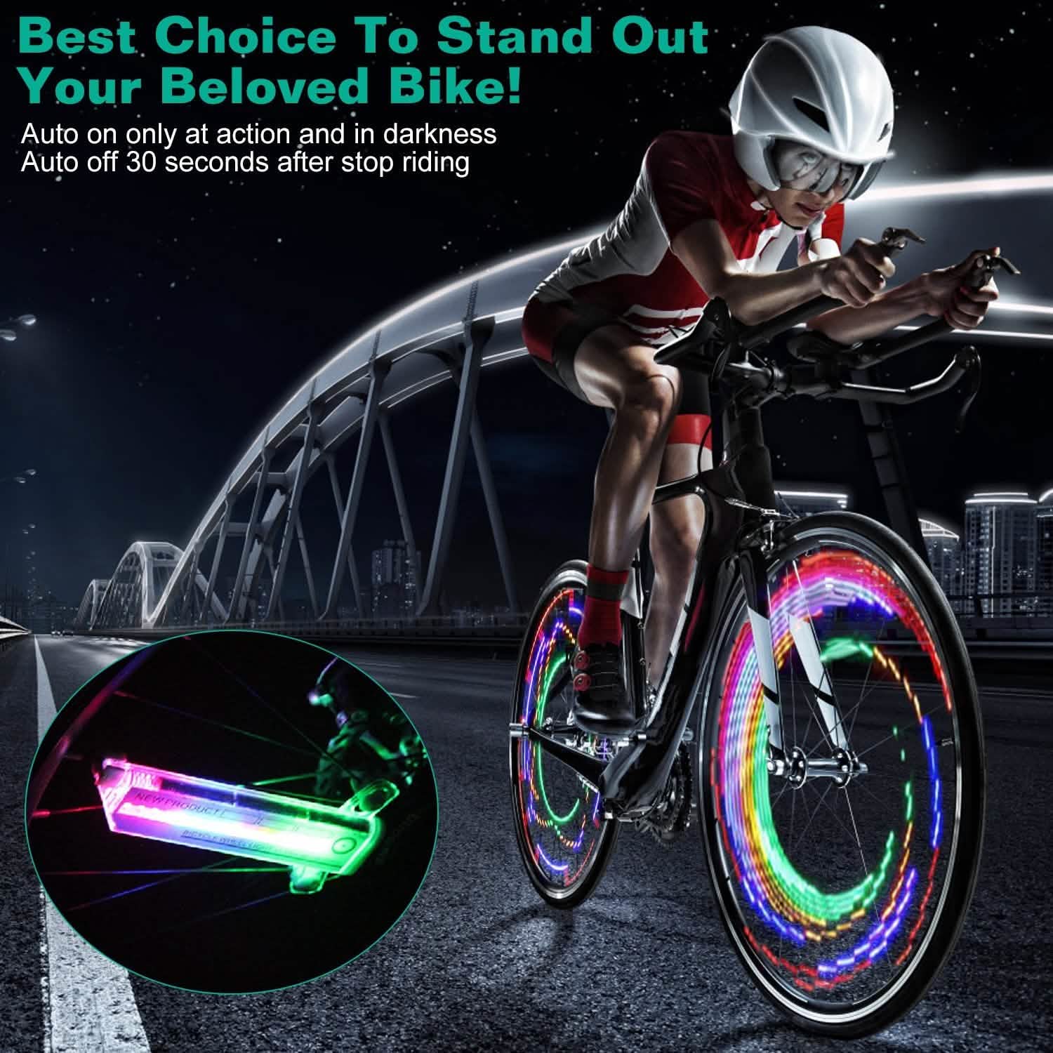 2-Piece: 32 LEDs Pattern Cycling Lights Outdoor Recreation - Tophatter Daily Deals