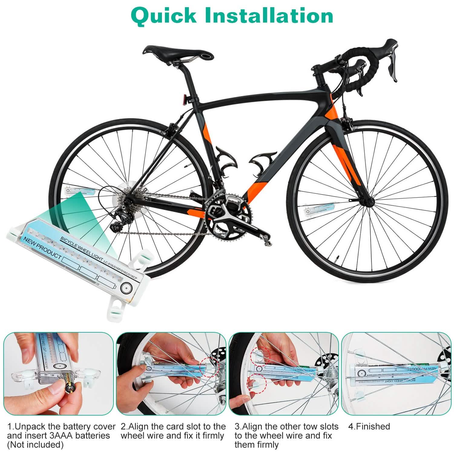 2-Piece: 32 LEDs Pattern Cycling Lights Outdoor Recreation - Tophatter Daily Deals