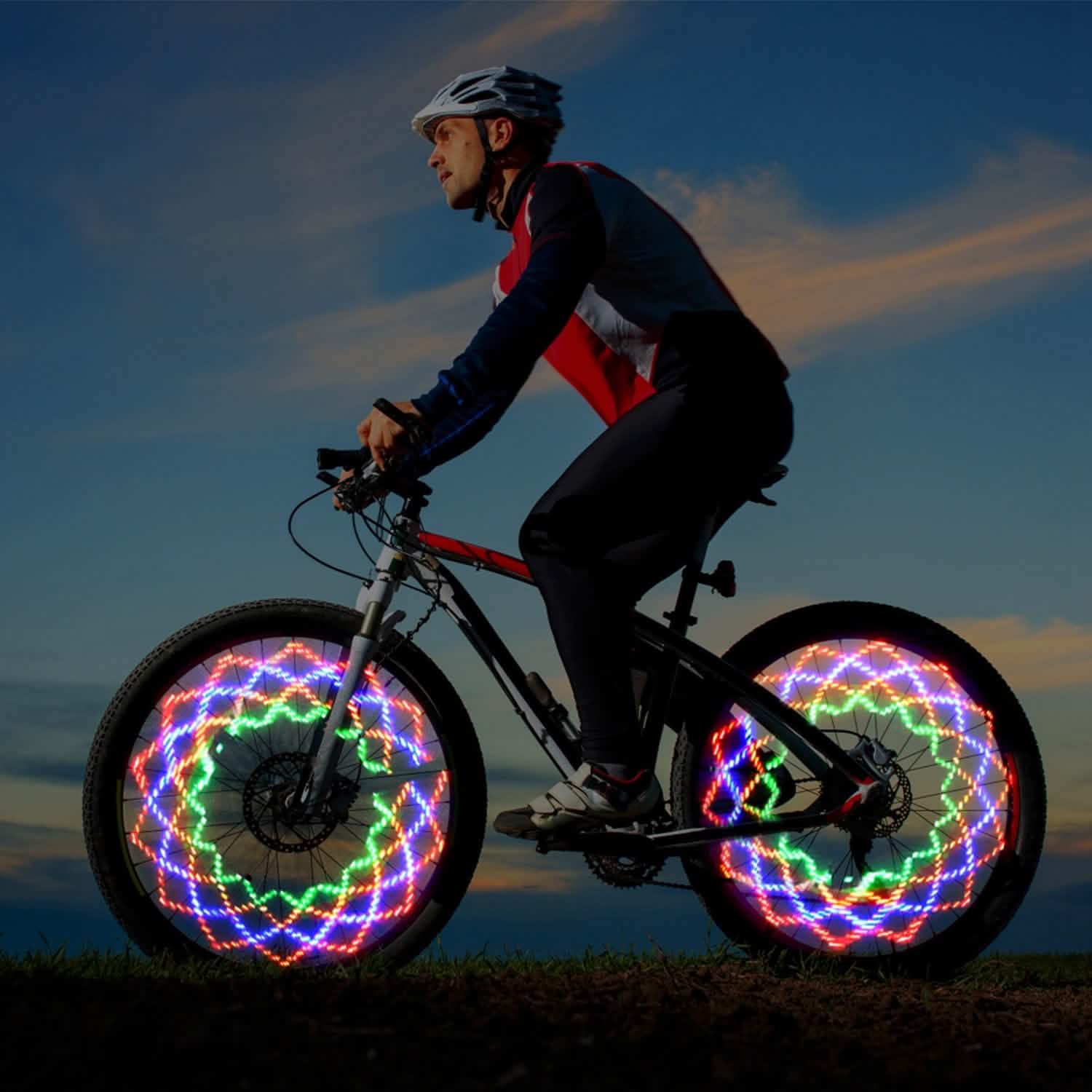 2-Piece: 32 LEDs Pattern Cycling Lights Outdoor Recreation - Tophatter Daily Deals