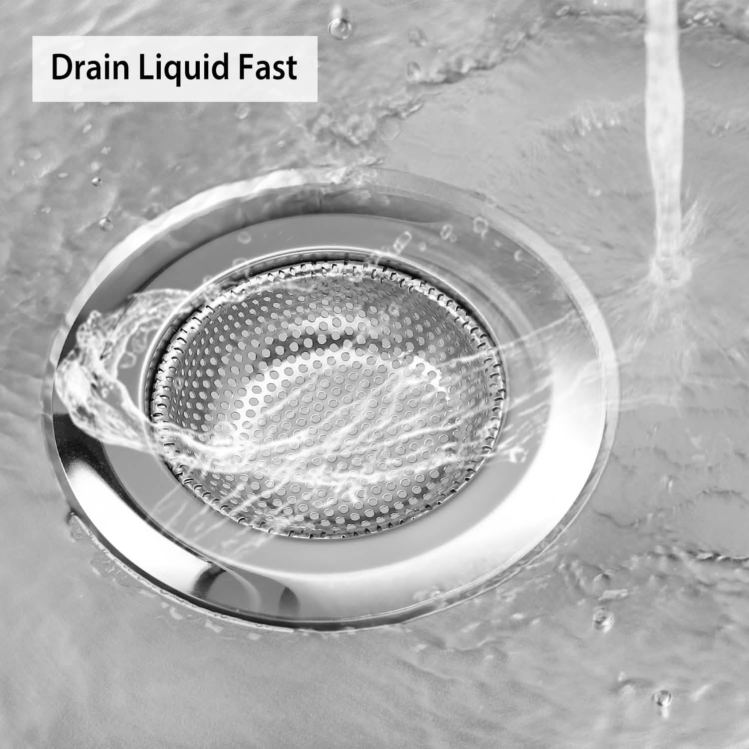 2-Piece: 4.53-Inch Kitchen Sink Strainer Kitchen Tools & Gadgets - Tophatter Daily Deals