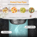 2-Piece: 4.53-Inch Kitchen Sink Strainer Kitchen Tools & Gadgets - Tophatter Daily Deals