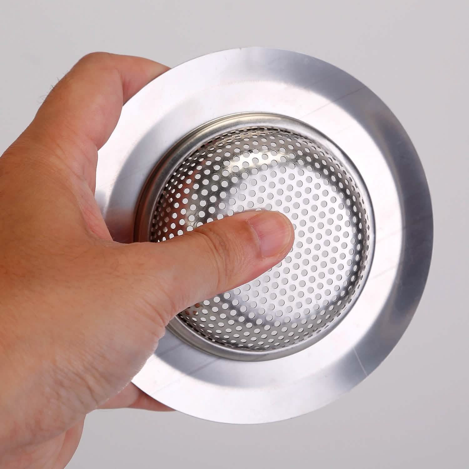 2-Piece: 4.53-Inch Kitchen Sink Strainer Kitchen Tools & Gadgets - Tophatter Daily Deals