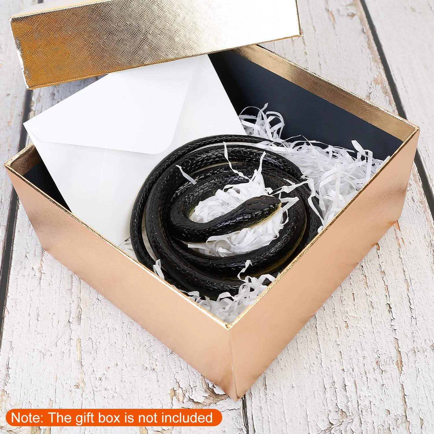 2-Piece: 50" Long Realistic Rubber Snakes Toys & Games - Tophatter Daily Deals