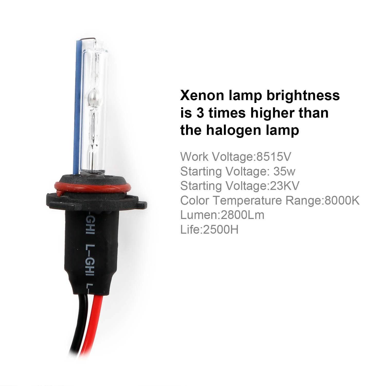 2-Piece: 9006/HB4 HID Xenon Light Bulbs Automotive - Tophatter Daily Deals